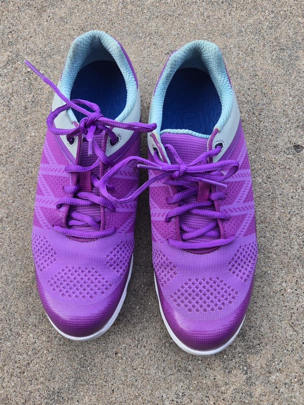 Footjoy FJ Womens Golf Shoes Size 9M Purple Lace Up